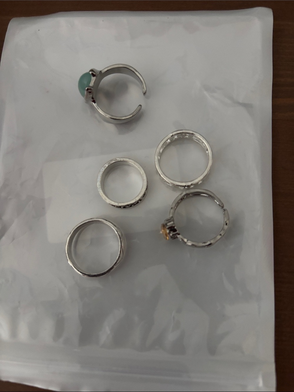 Silver Ring Bundle! Women's Stackable Rings - Picture 8 of 8